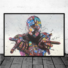 Tableau Marvel Street Art