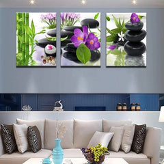 Tableau Triptyque Nature Zen