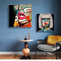 Tableau Pop Art Femme