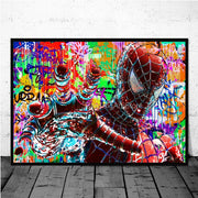 Tableau Marvel Street Art