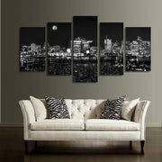 Tableau Triptyque Noir et Blanc