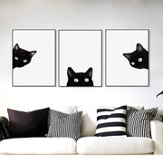 Tableau Chat Noir