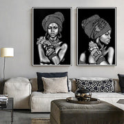 Tableau Femme Noir et Blanc