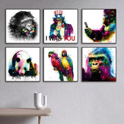 Tableau Animaux Pop Art