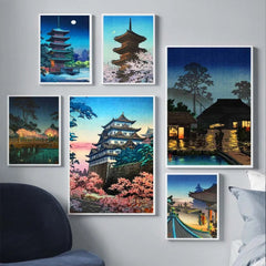 Tableau Paysage Japonais