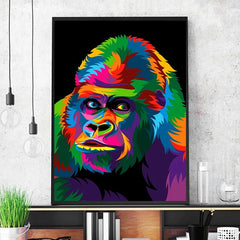 Pop Art Tableau Animaux Multicolore