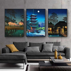 Tableau Paysage Japonais