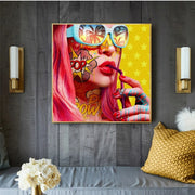 Tableau Pop Art Femme