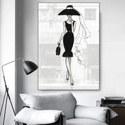 Tableau Noir et Blanc Moderne