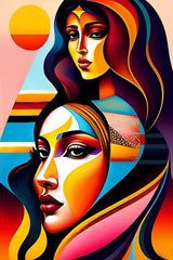 Peinture Femme Moderne