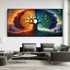 Tableau Arbre De Vie Coloré