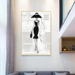 Tableau Noir et Blanc Moderne